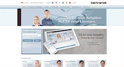 Desktop Screenshot of bertrandt-karriere.com